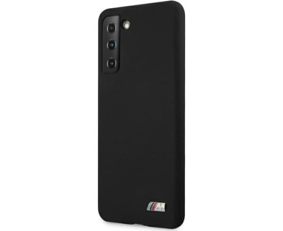 Original Case BMW Hardcase Silicone M Collection BMHCS21MMSILBK for Samsung Galaxy S21 Plus Black