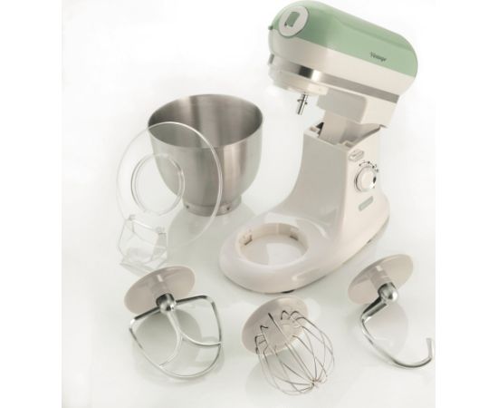 Ariete Vintage food processor 1588 (light green/cream, 1,200 watts)