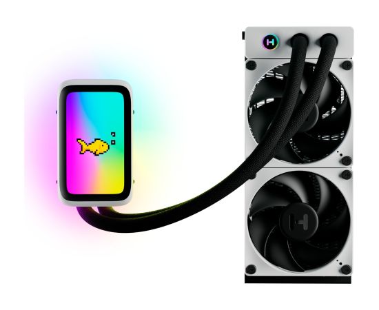 HYTE Q60 THICC 240mm AIO, water cooling (black/white)