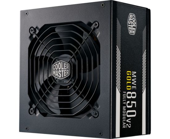 Cooler Master MWE Gold 850 - V2 ATX 3.0, PC power supply (black, 4x PCIe, cable management, 850 watts)