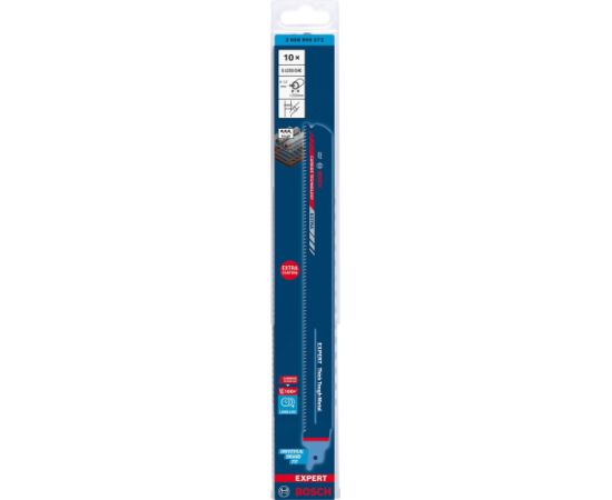 Bosch Expert sabre saw blade 'Thick Tough Metal' S 1255 CHC, 10 pieces (length 300 mm)