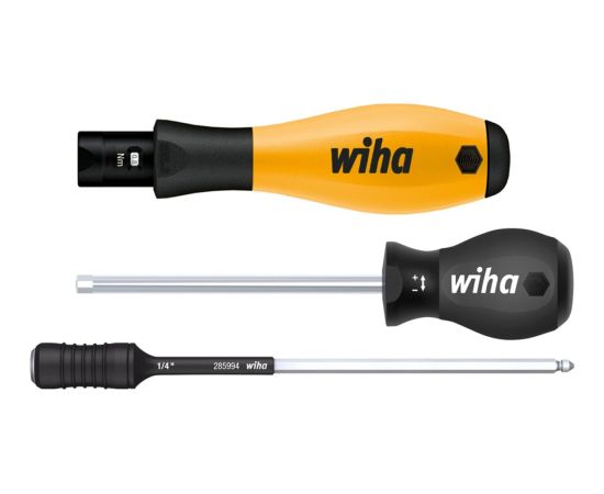 Wiha torque screwdriver set TorqueVario-S Micro ESD (black/yellow, 18 pieces, 0.1 - 0.6Nm)