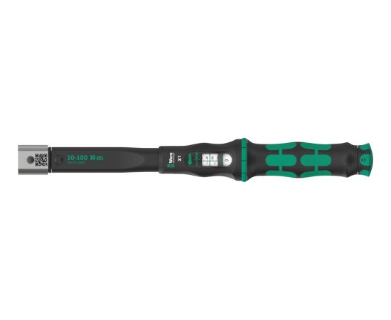 Wera torque wrench for insert tools Click-Torque X 7 (black/green, with square insert 14x18mm)