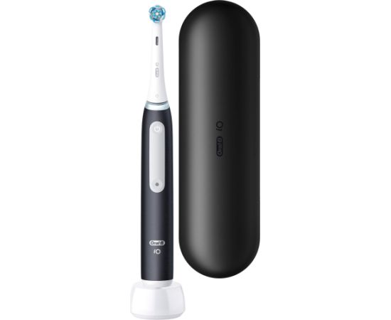 Braun Oral-B iO Series 3 Matt Black with Travel Case, Electric Toothbrush (Black, Matt Black)