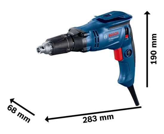 Bosch drywall screwdriver GTB 6-50 Professional (blue/black, 650 watts, in L-case)