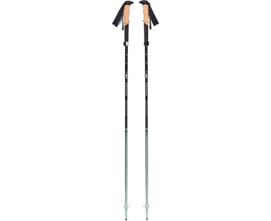 Black Diamond trekking poles Pursuit FLZ M/L, fitness device (black/green, 1 pair, 125-140 cm)