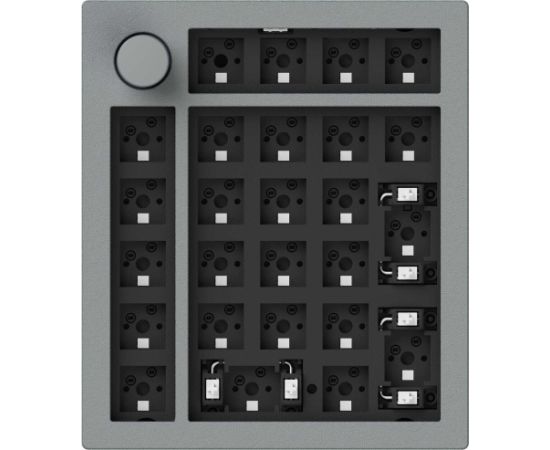 Keychron Q0+ Barebone, numeric keypad (grey, hot swappable, aluminum frame, RGB, knob)