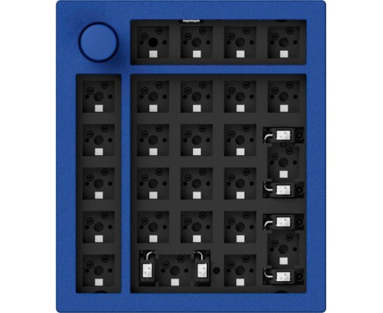 Keychron Q0+ Barebone, numeric keypad (blue, hot swappable, aluminum frame, RGB, knob)