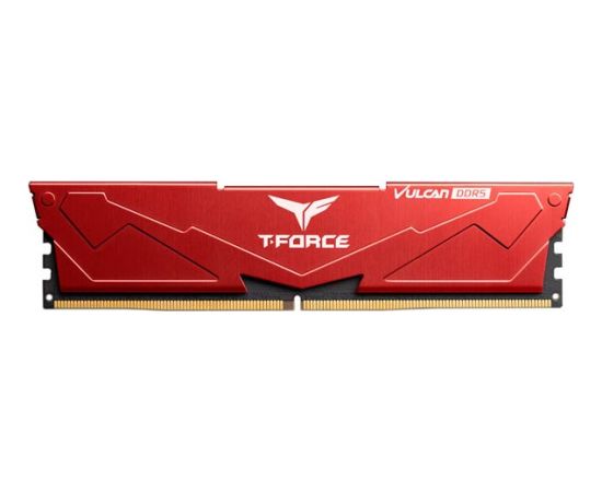 Team Group DDR5 32GB - 5200 - CL - 40 - Single-Kit - FLRD532G5200HC40C01, Vulcan, XMP, red