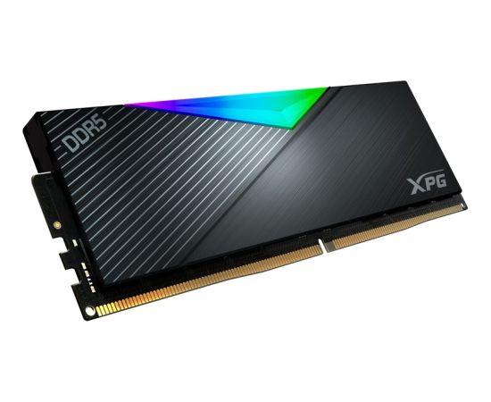 ADATA DDR5 16GB - 6000 - CL - 30 - Single-Kit - DIMM - AX5U6000C3016G-CLARBK, Lancer RGB, XMP, black