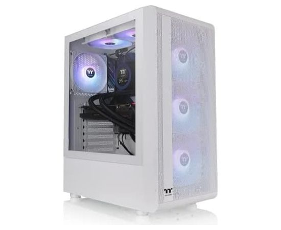 Thermaltake S200 TG ARGB Snow, tower case (white, tempered glass)