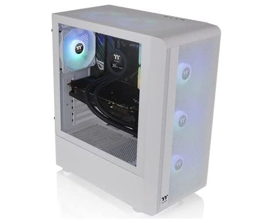 Thermaltake S200 TG ARGB Snow, tower case (white, tempered glass)