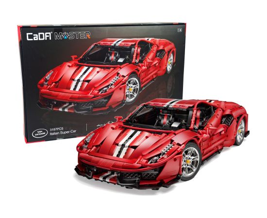 Cada Red sports car construction blocks 3187 elements