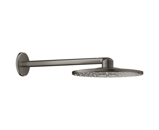 Grohe dušas galva ar turētāju Rainshower 310 SmartActive, no sienas, brushed hard graphite