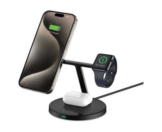 Tech-Protect wireless charger A35 3in1 Magnetic MagSafe QI15W, black