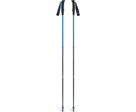 Black Diamond Distance Carbon Trekking poles, fitness equipment (blue, 1 pair, 120 cm)