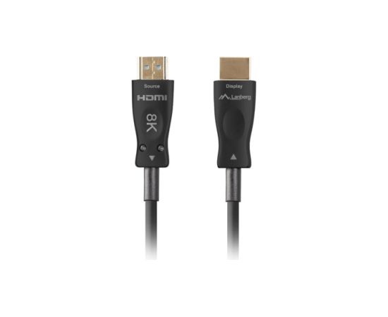 LANBERG HDMI CABLE LANBERG HDMI CABLE M/M V2.1 10M OPTICAL AOC BLACK