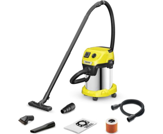 Sausās un mitrās tīrīšanas putekļsūcējs Karcher WD 3 P S V-17/4/20 WORKSHOP (YSY)