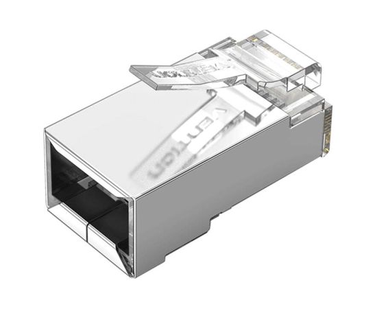 Modular RJ45 CAT.5E FTP Connector Vention IDAR0-10 Transparent 10 pcs.