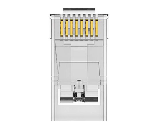 Modular RJ45 CAT.5E FTP Connector Vention IDAR0-10 Transparent 10 pcs.