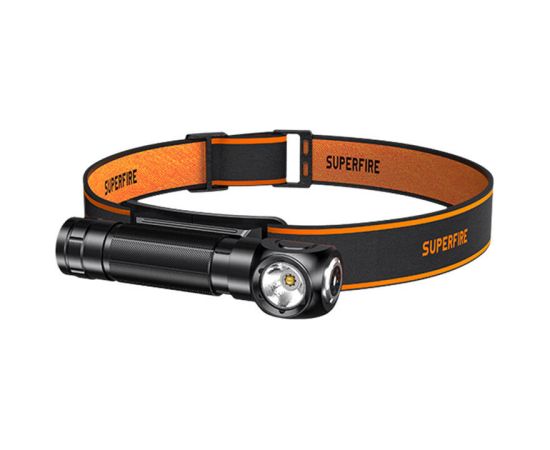 2-in-1 Headlamp Superfire TH04, 600lm, USB-C