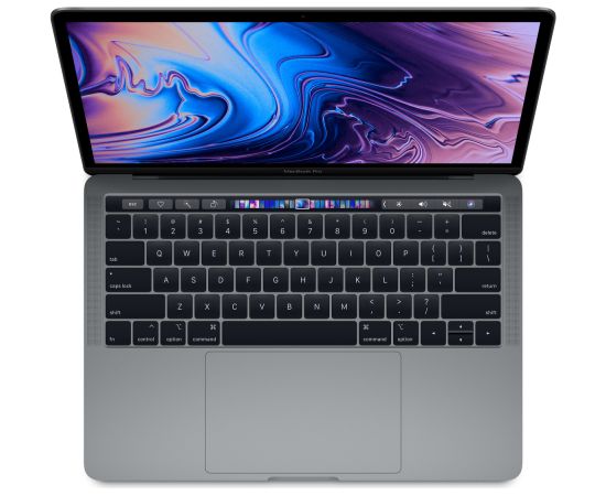 Apple MacBook Pro 2018 Retina 13" 4xUSB-C - Core i5 2.3GHz / 16GB / 512GB SSD - Space Gray (Atjaunināts, stāvoklis Ļoti labi)