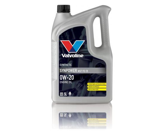 Motoreļļa Synpower MST FE C5 0W20 5L, Valvoline