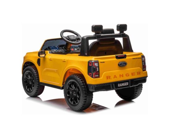 детский электромобиль RoGer Ford Ranger LIFT жёлтый