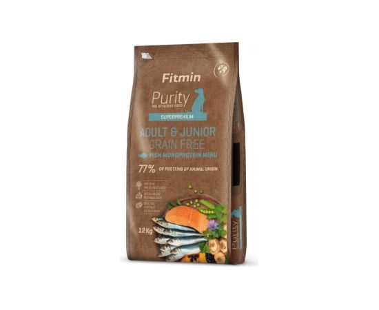 FITMIN Purity Grainfree Adult&Junior fish - dry dog food - 12kg