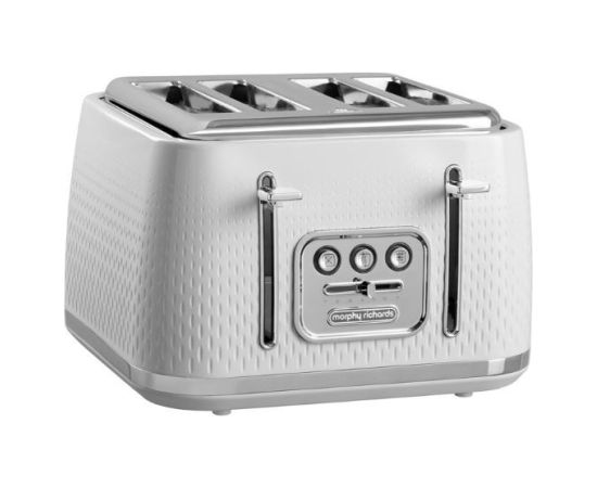 Morphy Richards Verve white 4 slice toaster