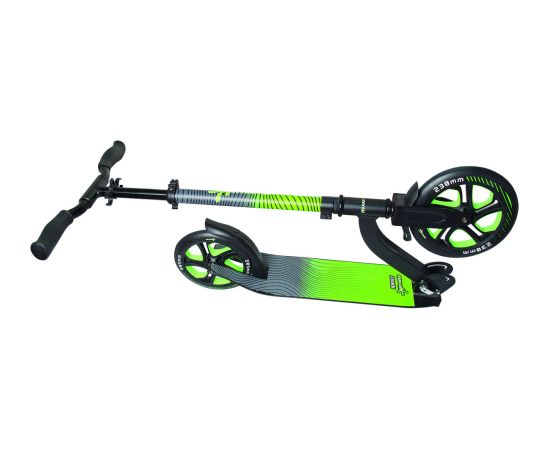 Muuwmi Aluminium Scooter PRO skrejritenis 230 mm, zaļš - AU 467