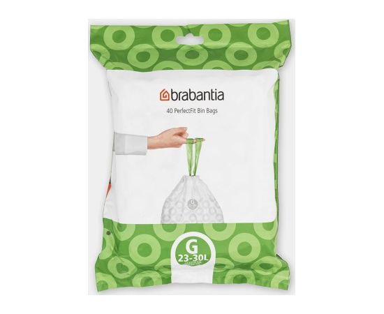 BRABANTIA atkritumu tvertņu maisiņi,23-30 l, (G), 40 gab - 375668