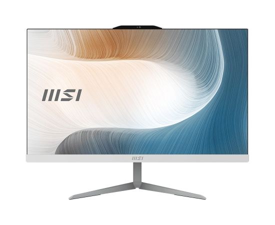 MSI AIO Modern AM242 12M-830XEU i3-1215U 23.8" IPS LED FHD Non-Touch Anti-Glare 8GB SSD512GB M.2 AX211 WiFi 6E noOS White