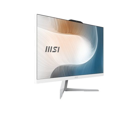 MSI AIO Modern AM242 12M-830XEU i3-1215U 23.8" IPS LED FHD Non-Touch Anti-Glare 8GB SSD512GB M.2 AX211 WiFi 6E noOS White