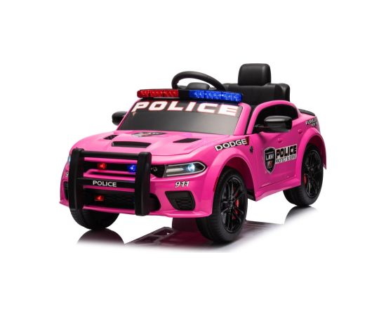 Lean Cars Battery Car Dodge Charger Police Pink