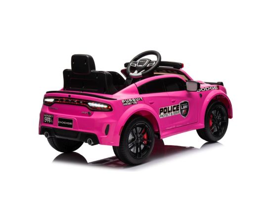 Lean Cars Battery Car Dodge Charger Police Pink