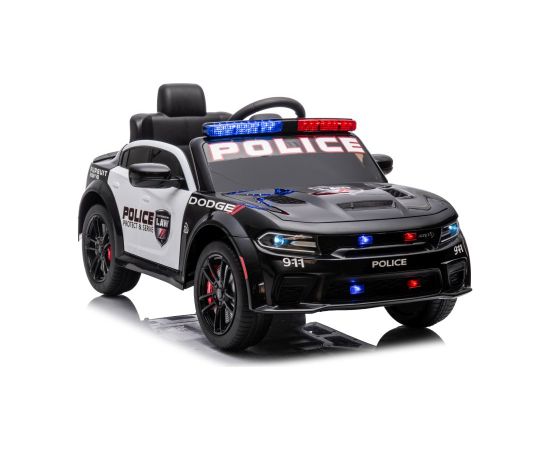 Lean Cars Battery Car Dodge Charger Police Black