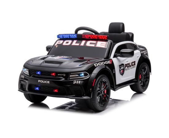 Lean Cars Battery Car Dodge Charger Police Black