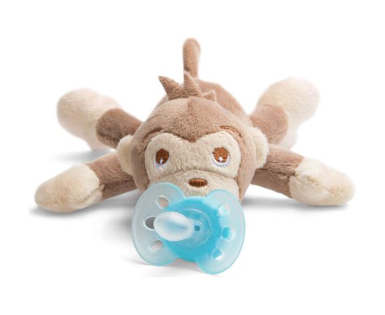 Philips Avent plīša rotaļlieta Mērkaķītis ar Ultra soft māneklīti 0–6 mēn. - SCF348/12