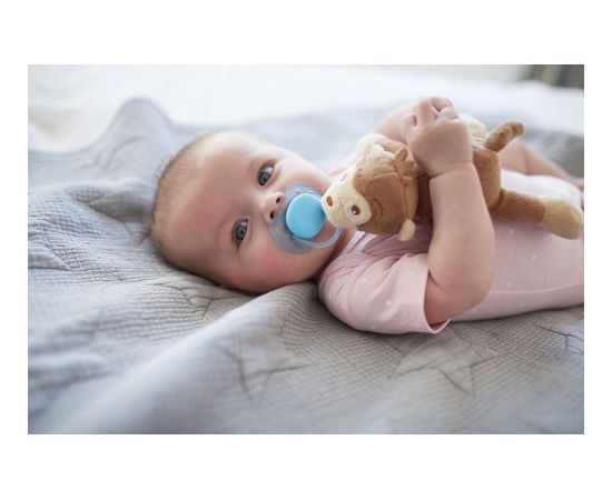 Philips Avent plīša rotaļlieta Mērkaķītis ar Ultra soft māneklīti 0–6 mēn. - SCF348/12