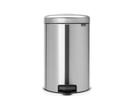 BRABANTIA atkritumu tvertne ar pedāli NewIcon, 20 l, Matt Steel - 114021