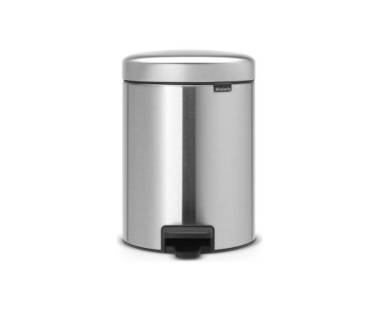 BRABANTIA atkritumu tvertne ar pedāli NewIcon, 5 l, Matt Steel - 112645