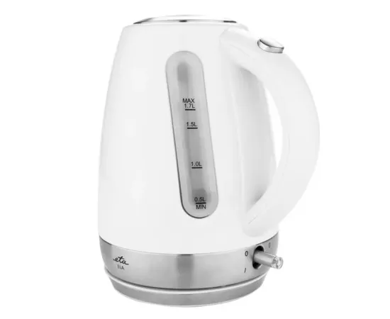 ETA Kettle ETA859890030 Standard kettle, Stainless steel, White, 2100 W, 360° rotational base, 1.7 L