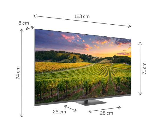 TV Set THOMSON 55" 4K Smart QLED 3840x2160 Bluetooth Google TV 55QG5C14