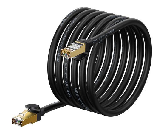 Baseus Ethernet RJ45, 10Gbps, 5m network cable (black)