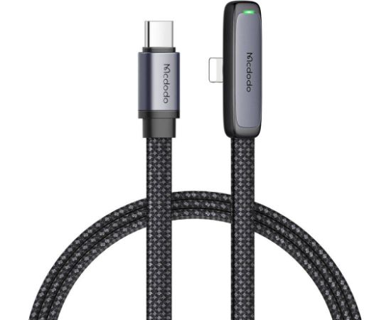 Mcdodo CA-3350 USB to USB-C angle cable, 1.2m (black)