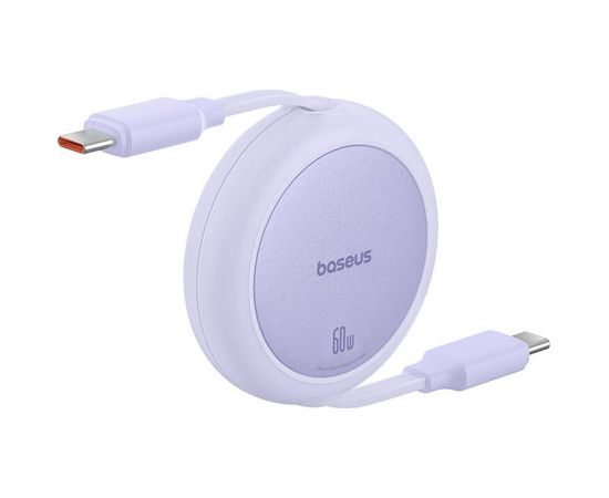 Baseus Free2Pull Mini USB-C to USB-C 60W USB cable, 1m (purple)