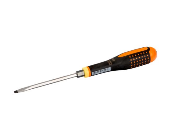 Bahco Screwdriver ERGO™ slotted with 14mm hex through blade 1.6x8x150mm flat