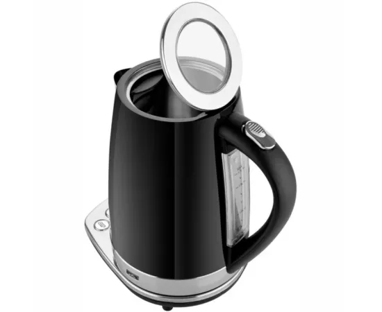 ETA Kettle ETA158790000 With electronic control, Stainless steel, Black, 2200 W, 360° rotational base, 1.7 L