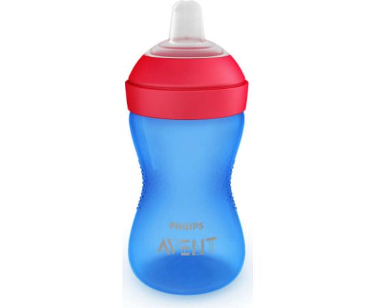 Philips Avent My Grippy mācību krūzīte ar mīkstu snīpi 300ml, 9M+, zila - SCF802/01